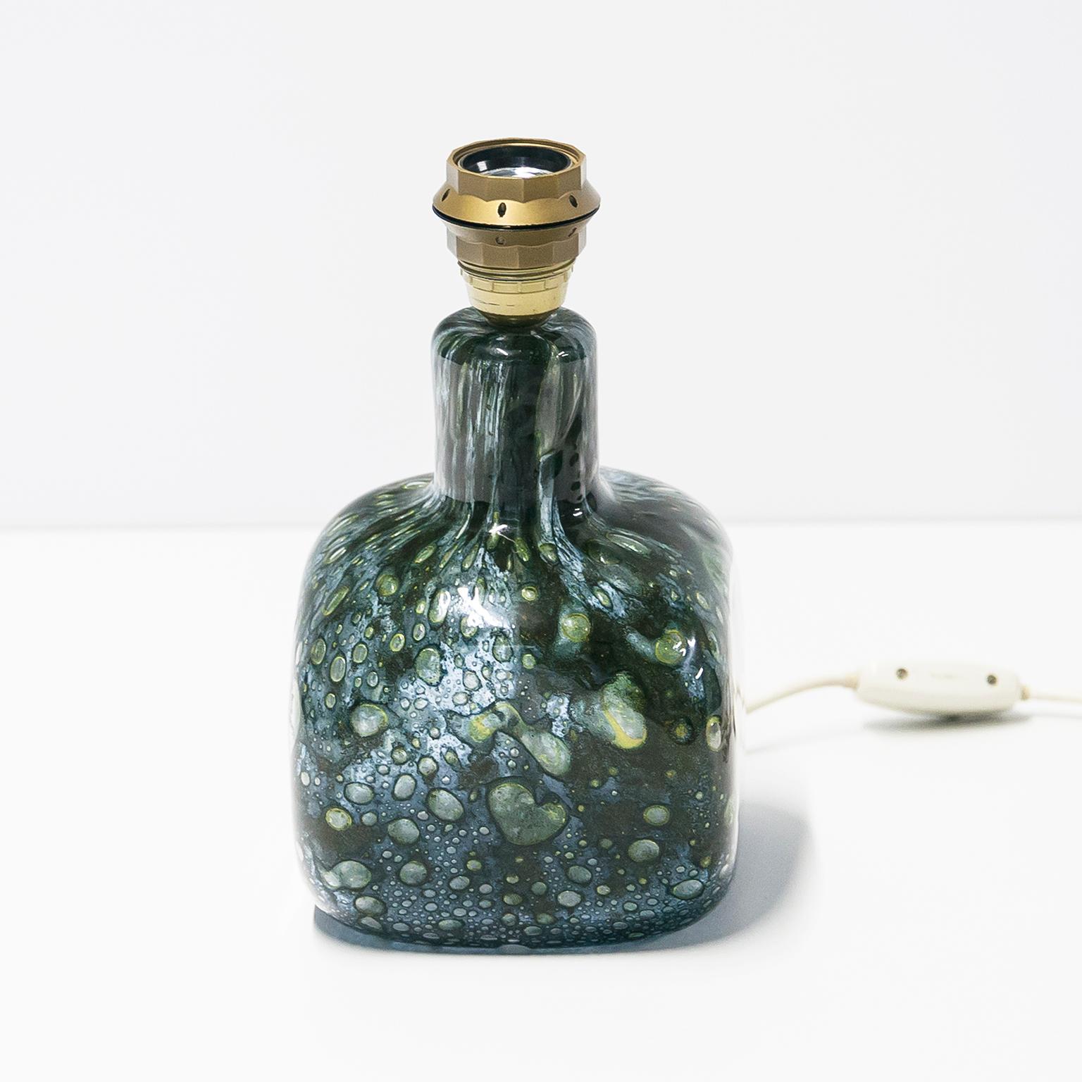 Ercole Barovier Lámpara de mesa Efeso Verde Italiano en venta