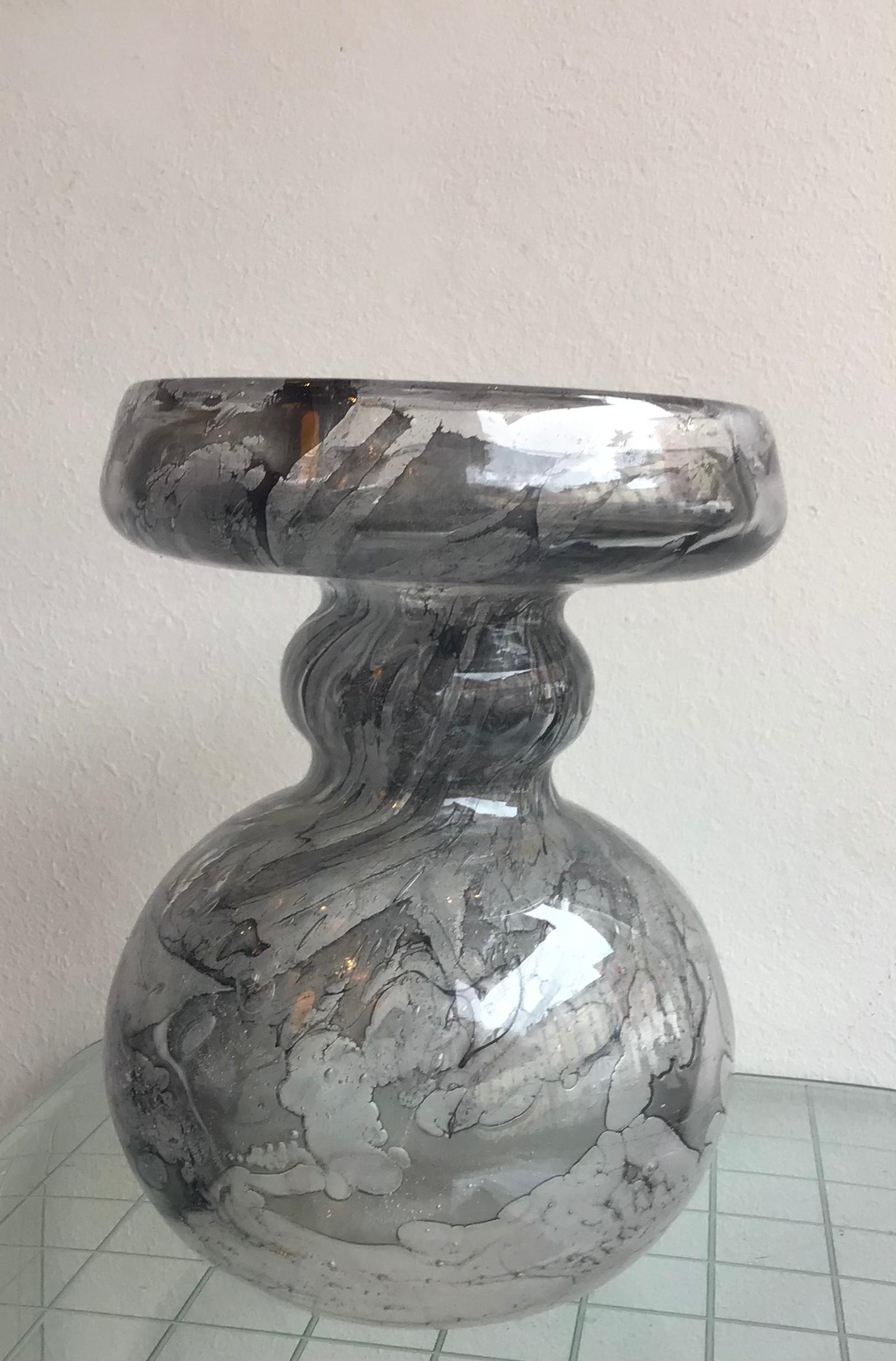 Ercole Barovier “Efeso“ vase Murano glass, 1960, Italy.