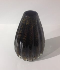 Ercole Barovier for Barovier and Toso Rare color Cordonato D'Oro Murano vase