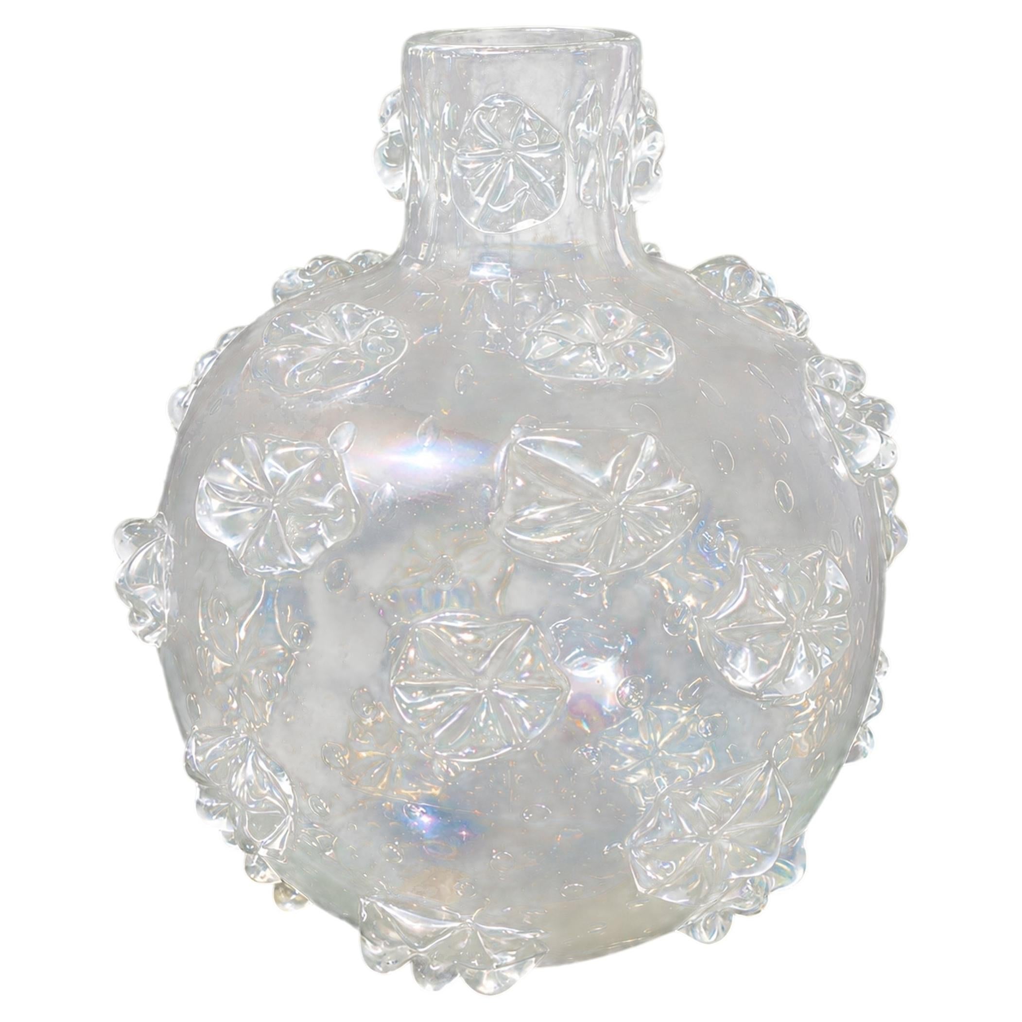 Ercole Barovier for Barovier & Toso “A Stelle” Murano Glass Vase, Italy, 1937 For Sale