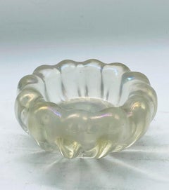 Ercole Barovier for Barovier & Toso Iridescent Glass Bowl, Italy 1948