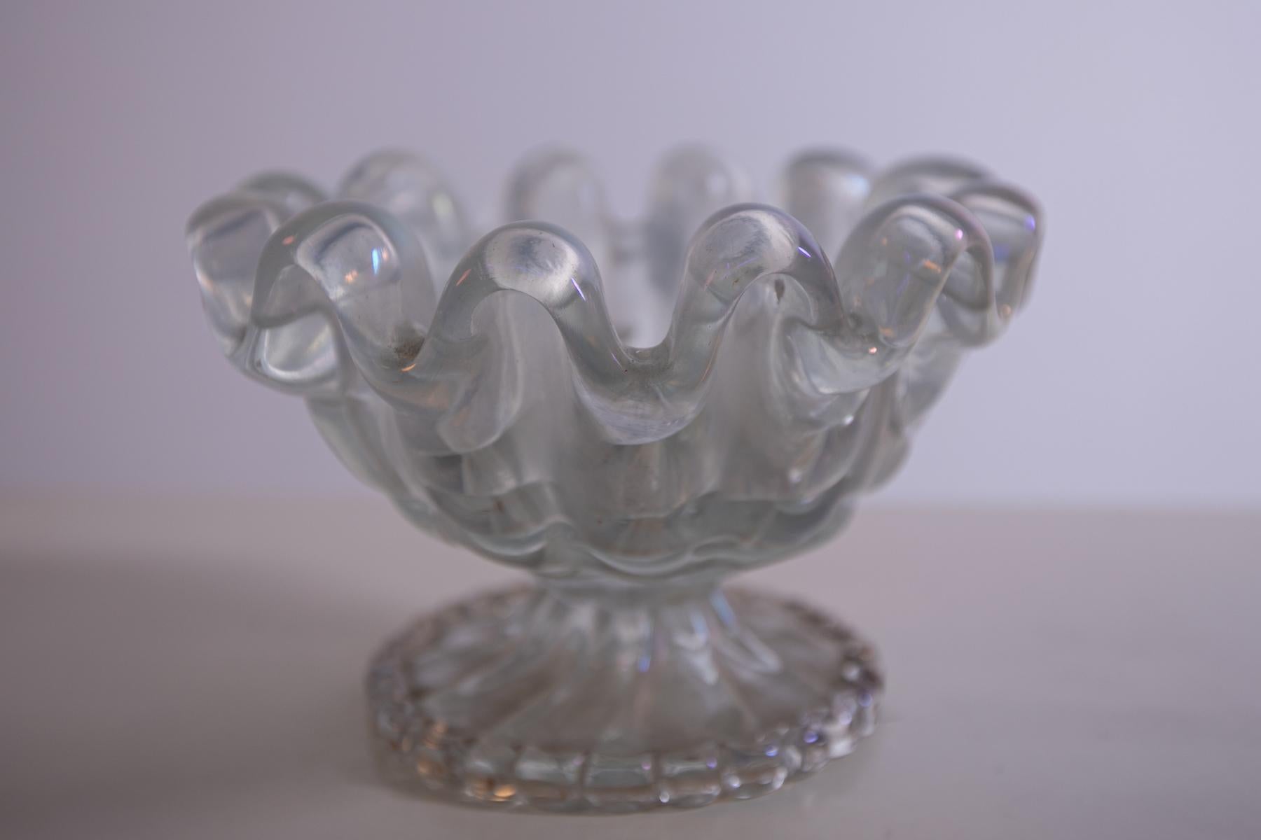 Art Deco Ercole Barovier for Barovier & Toso Iridescent Vase, 1930s For Sale
