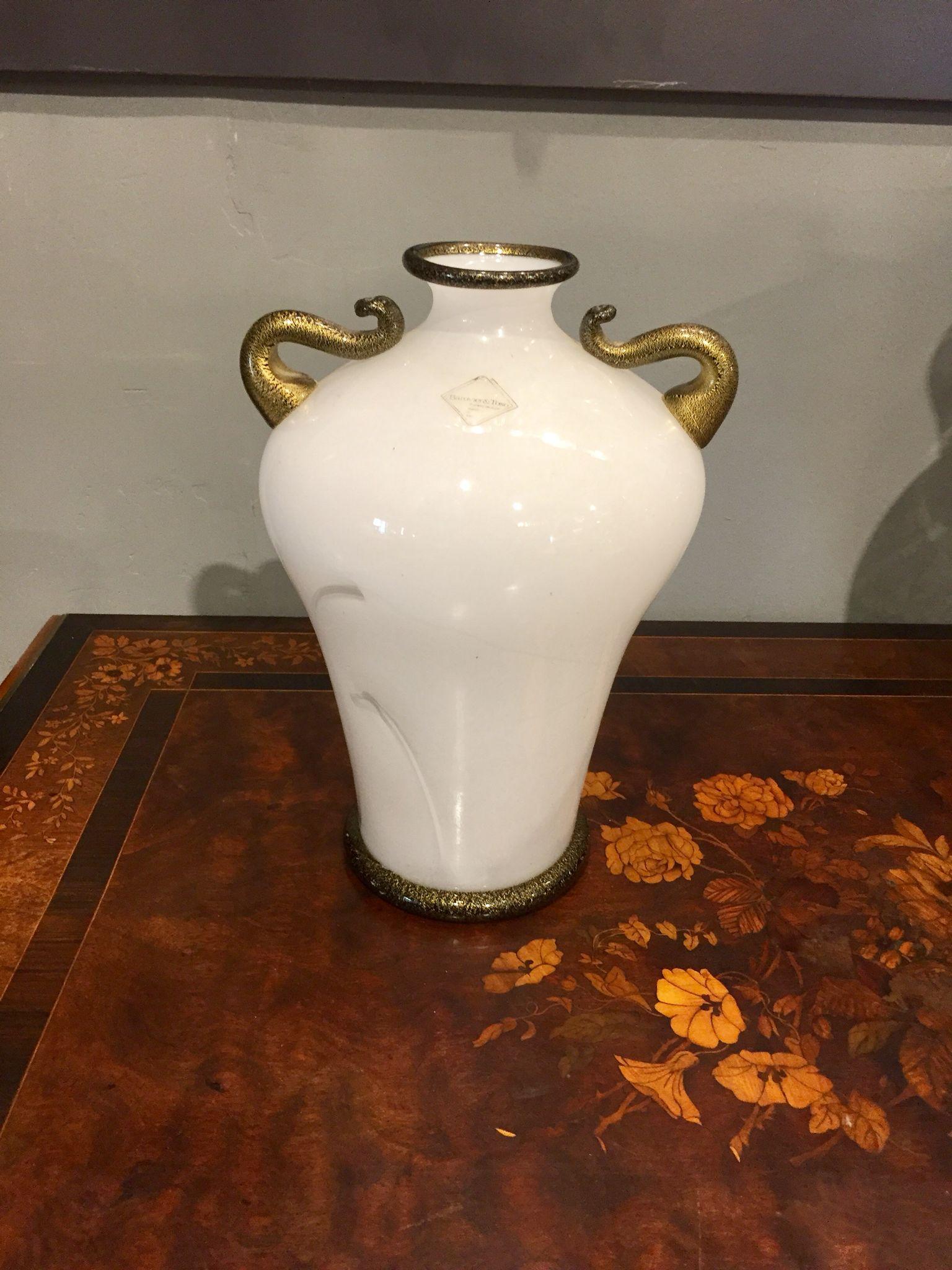Primavera-Vase aus Muranoglas von Ercole Barovier für Barovier & Toso, Italien 1980 im Zustand „Hervorragend“ im Angebot in Catania, IT