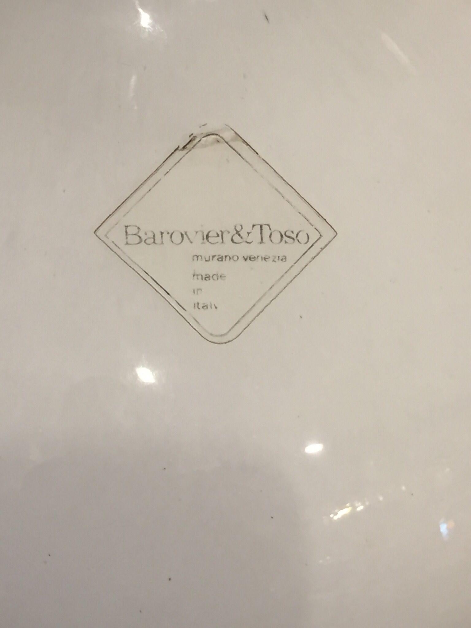 Fin du 20e siècle Ercole Barovier pour Barovier &amp; Toso, vase Primavera en verre de Murano, Italie 1980 en vente