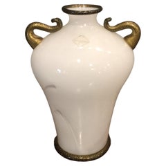 Ercole Barovier pour Barovier &amp;amp; Toso, vase Primavera en verre de Murano, Italie 1980