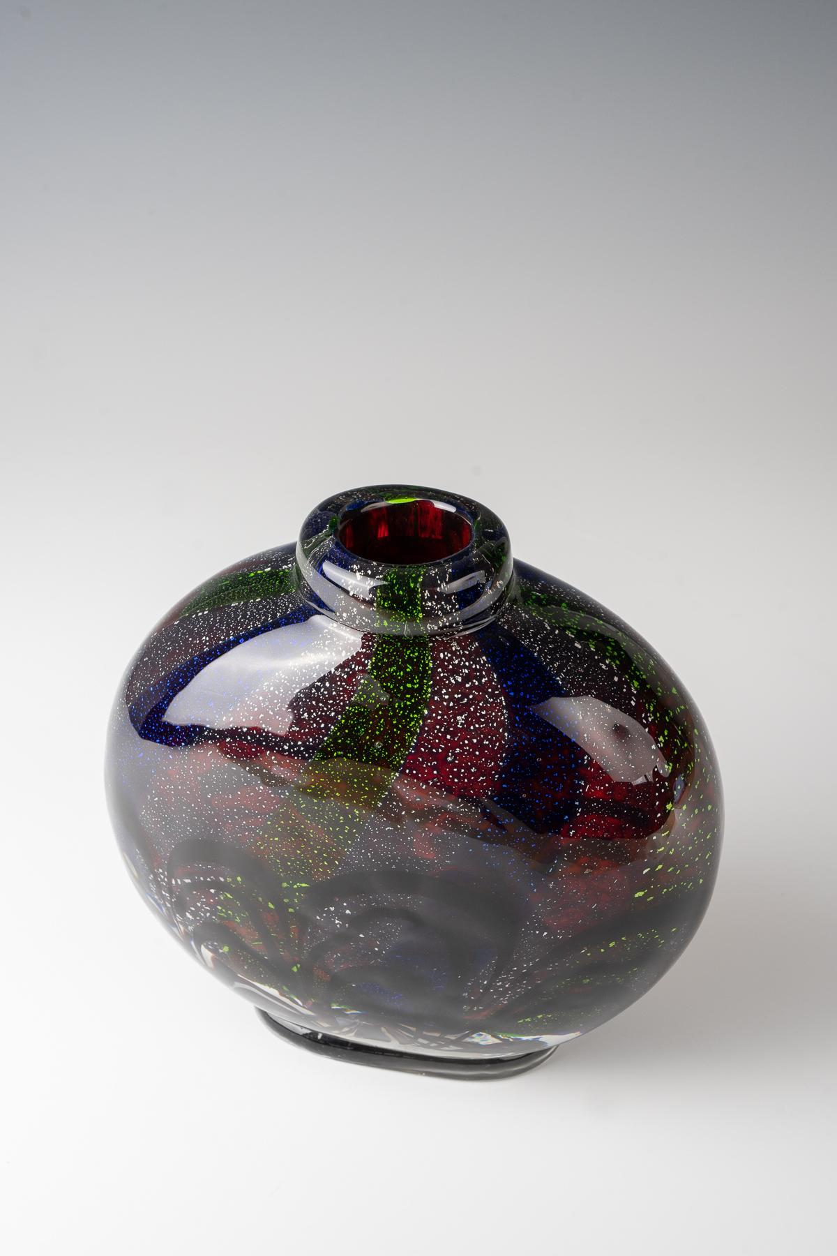 Italiano Ercole Barovier, vaso in vetro 'Oriente', 1940 ca. in vendita