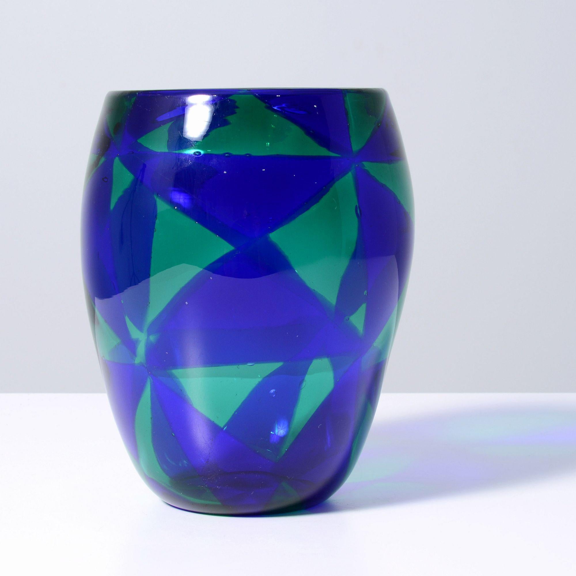 Mid-Century Modern Vase INTARSIO Ercole Barovier, Murano en vente