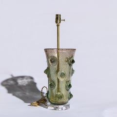 Ercole Barovier Italian Murano Mugnoni Table Lamp