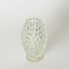 Ercole Barovier Large Rostrato Murano Glass Italian Vase, 1940s