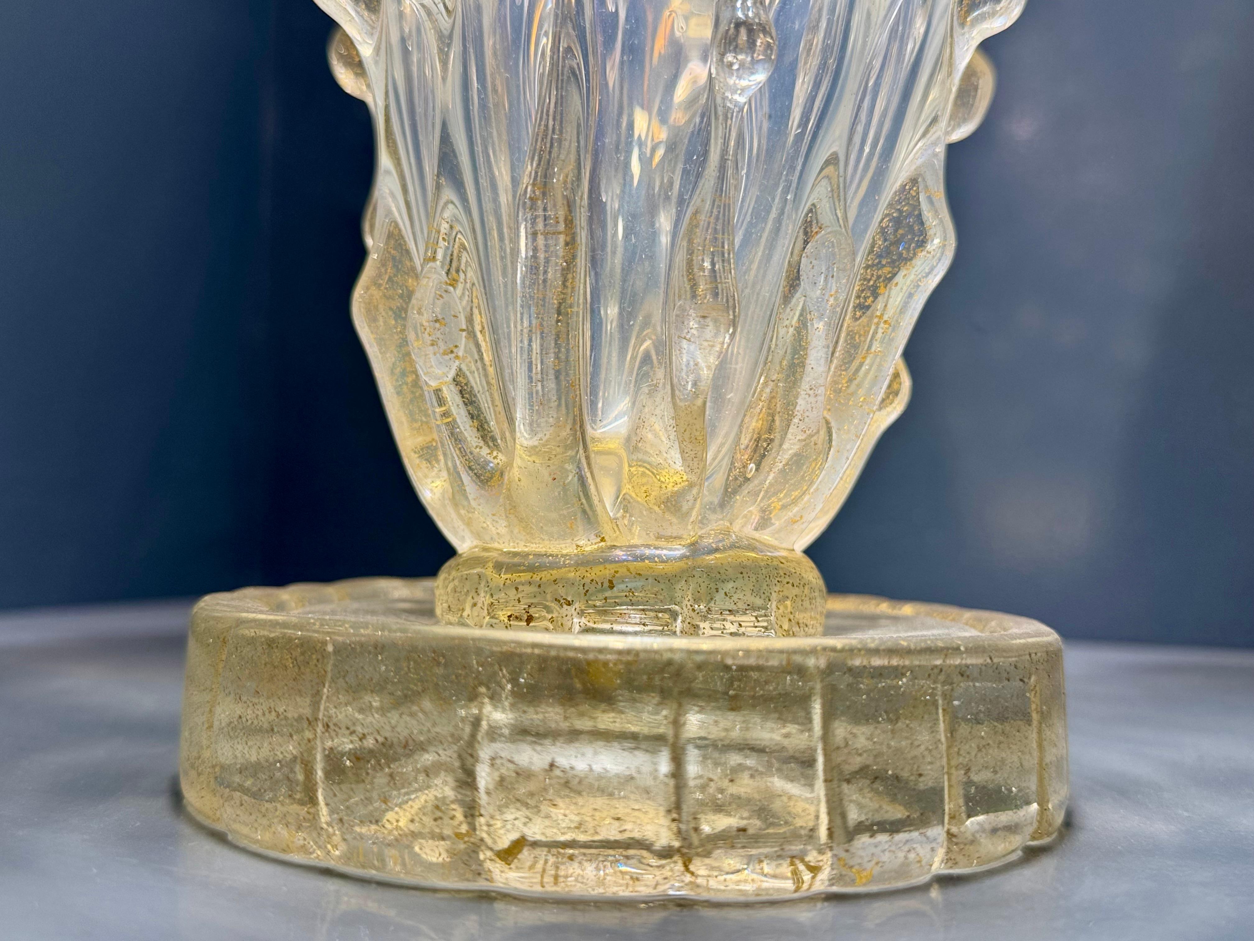 Ercole Barovier Medusa Glasvase für Ferro Barovier Tosso, 1938 (Italienisch) im Angebot