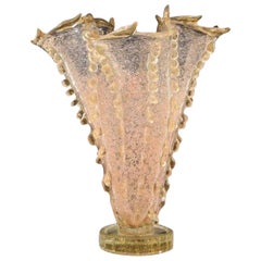 Monumentale Murano-Medaillon-Vase von Ferro Toso Barovier für Ferro Toso Barovier