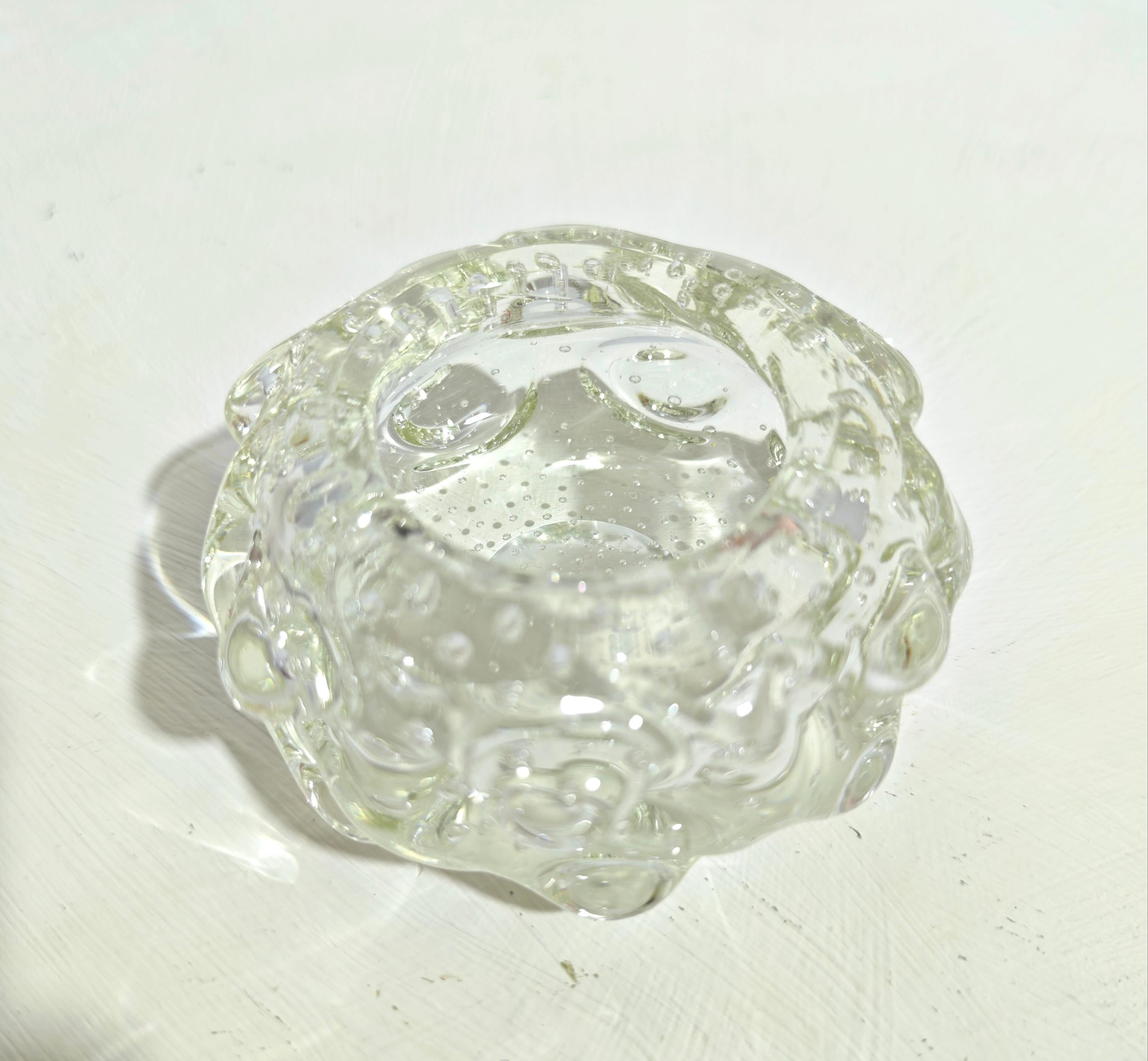 Ercole Barovier Posacenere in vetro di Murano Italia anni '50 metà secolo Barovier&Toso in vendita 2