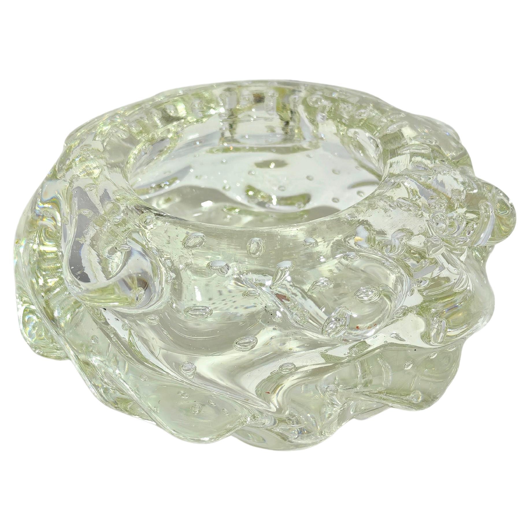 Ercole Barovier Posacenere in vetro di Murano Italia anni '50 metà secolo Barovier&Toso in vendita