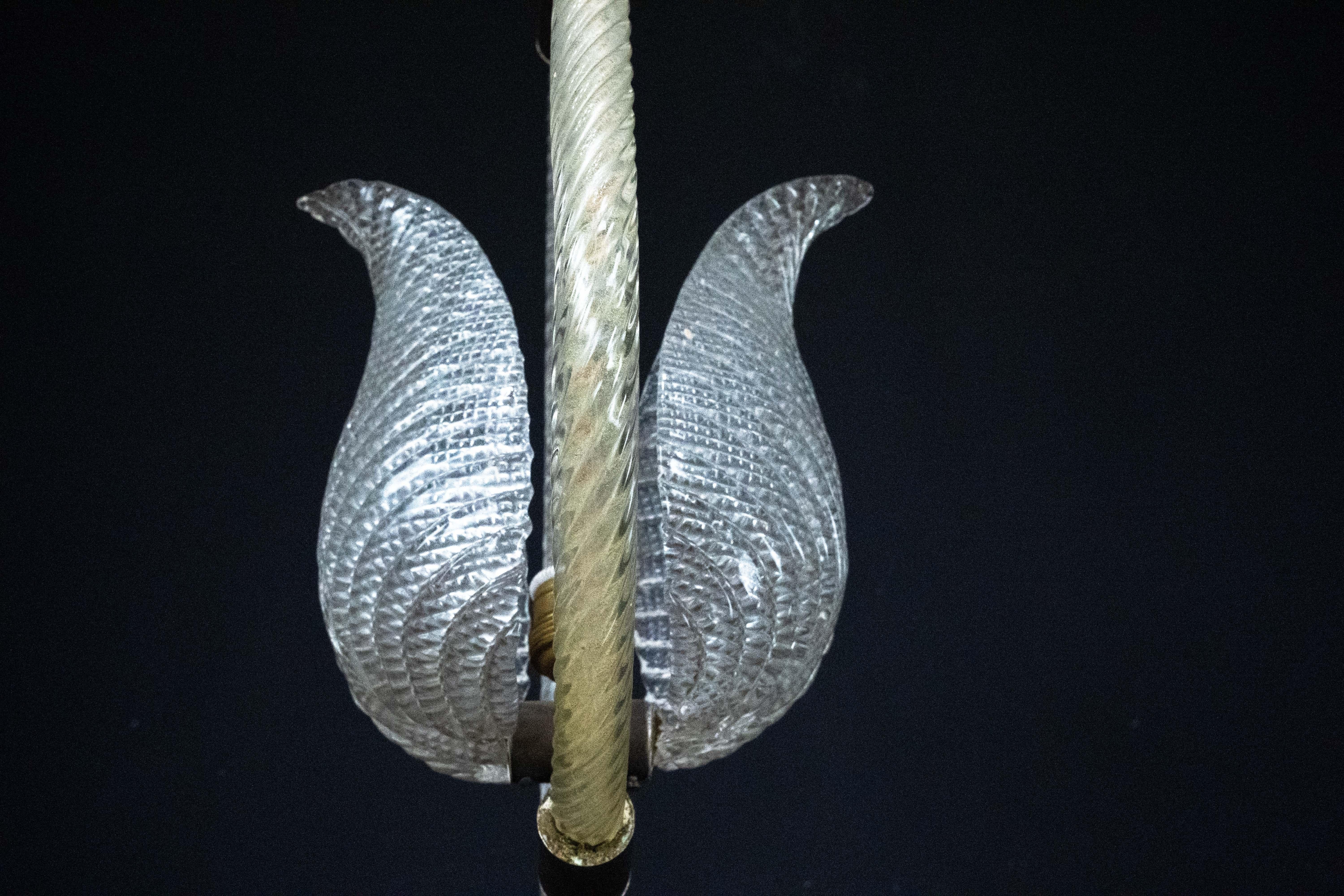 Lámpara de cristal de Murano Ercole Barovier. Italia años 40 en venta 2