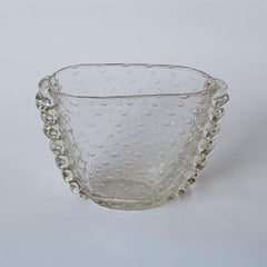 Ercole Barovier Murano Glass Vase for Ferro Toso Barovier Italy 1930s