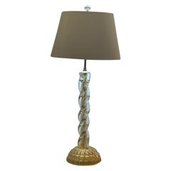 Ercole Barovier Murano Lenti base lamp.