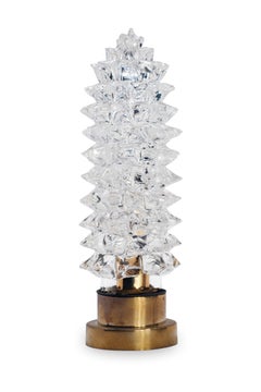 Ercole Barovier, Murano pair of Table Lamps circa 1940