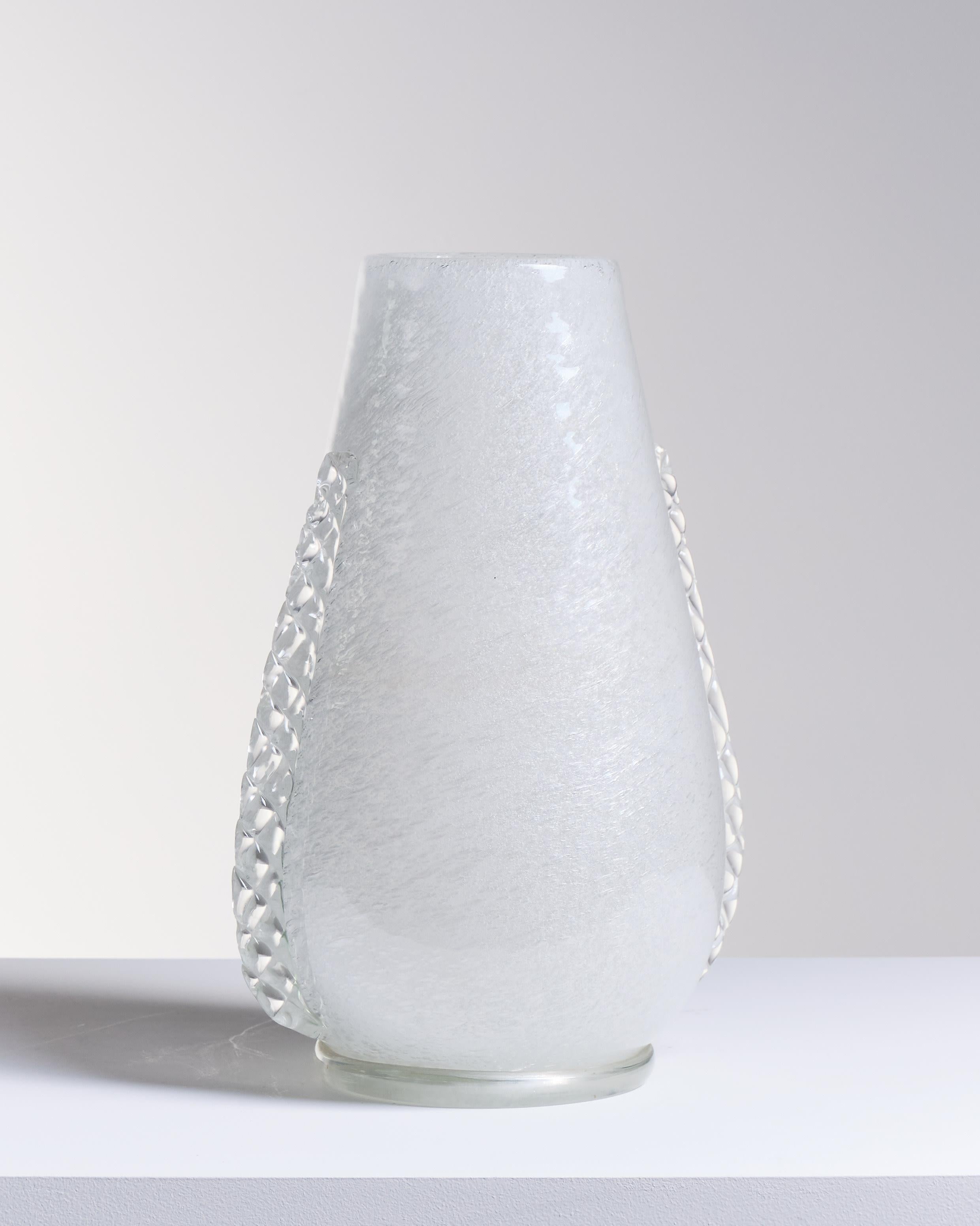 Ercole Barovier, Vaso a goccia di Murano In condizioni ottime in vendita a London, GB