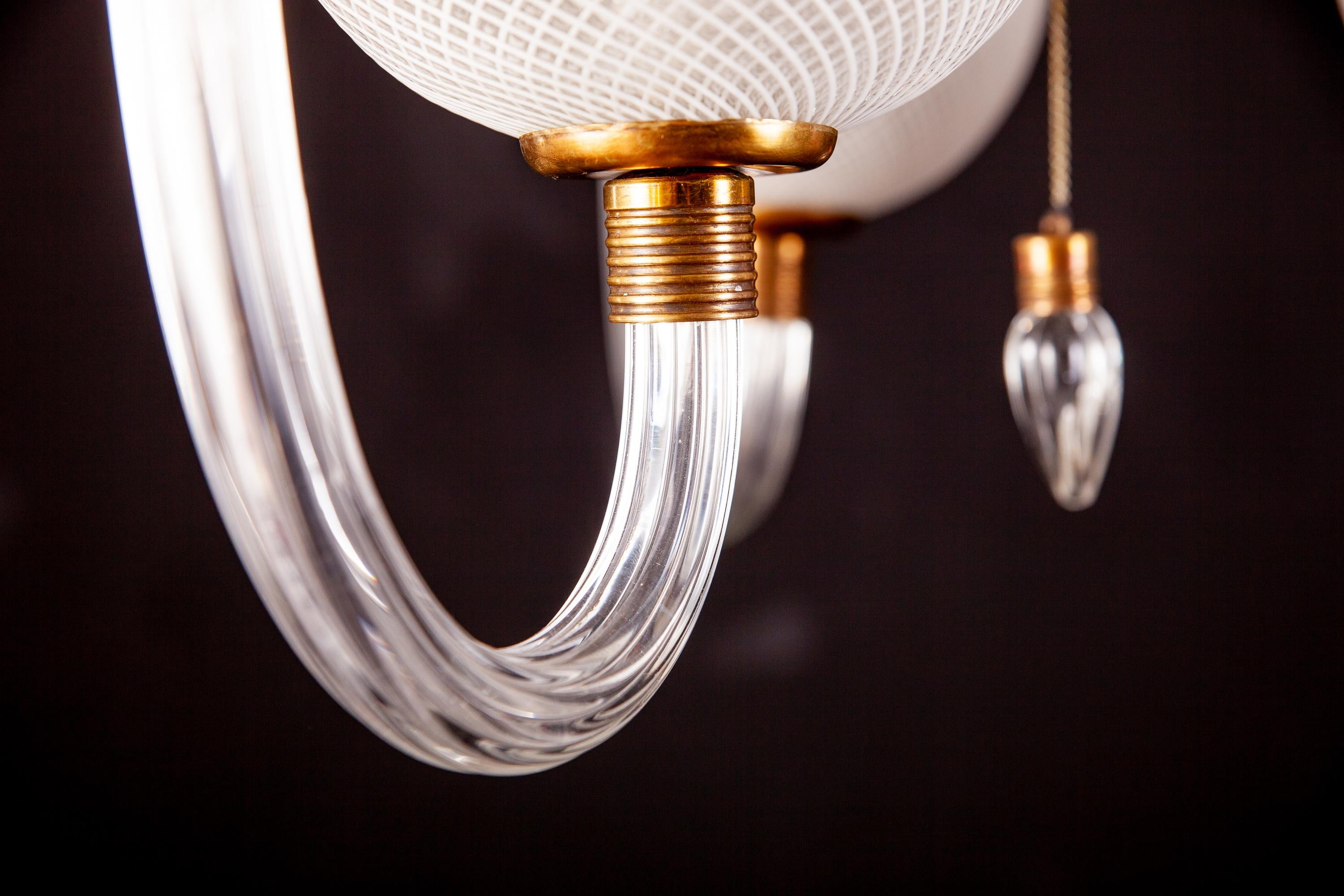 Ercole Barovier Kostbarer Murano-Kronleuchter 