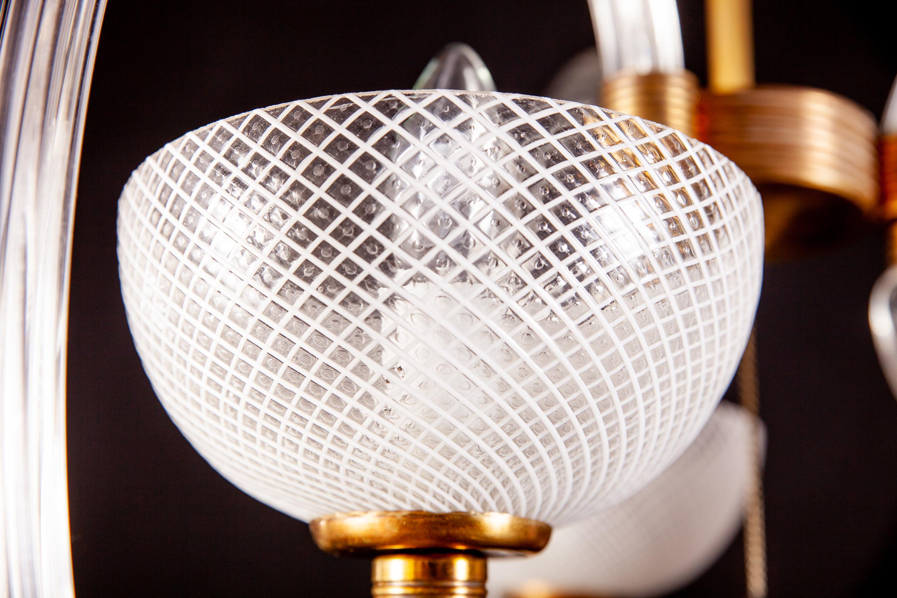 Ercole Barovier Kostbarer Murano-Kronleuchter 