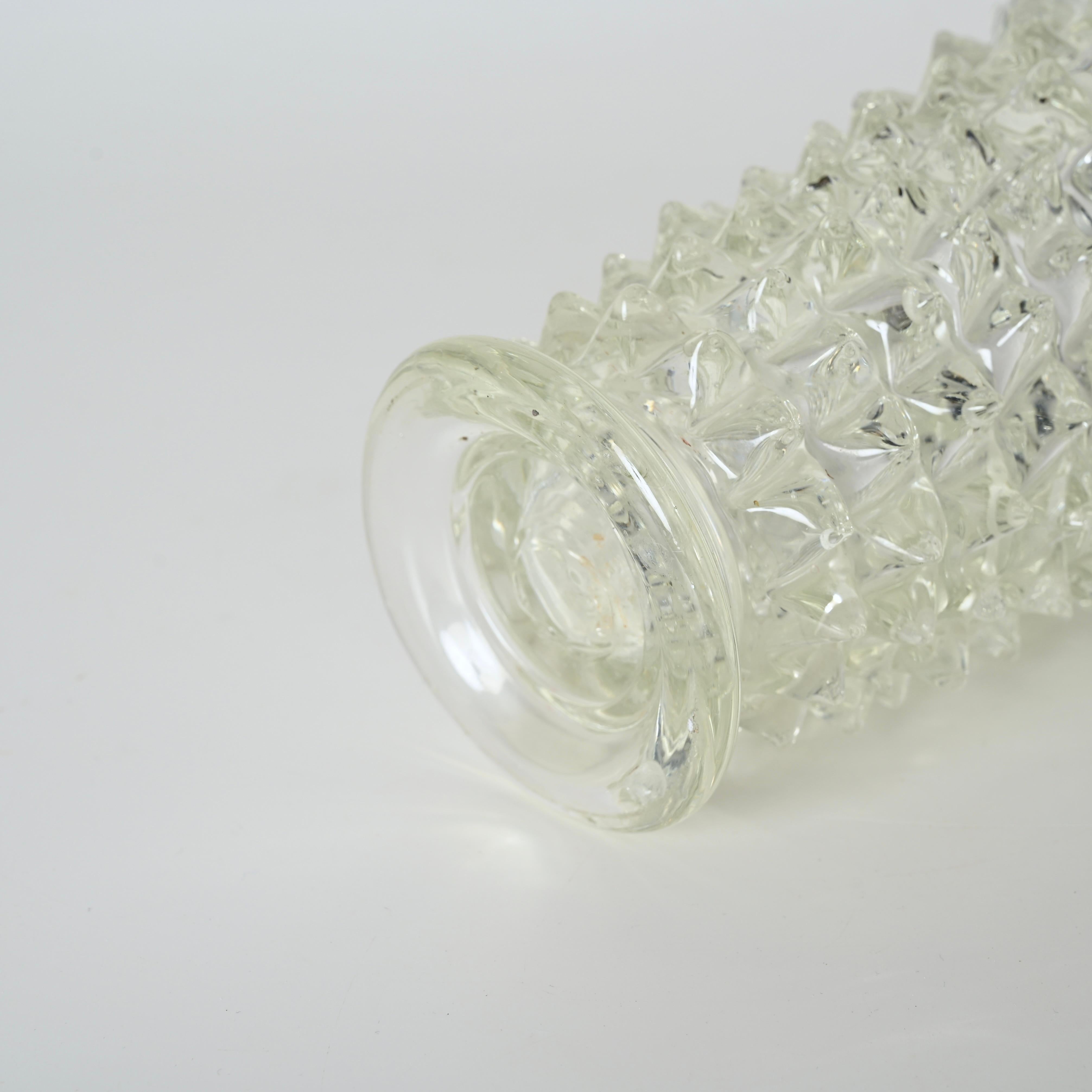 Ercole Barovier Rostrato vase italien en verre de Murano pour Barovier & Toso, années 1940 en vente 4