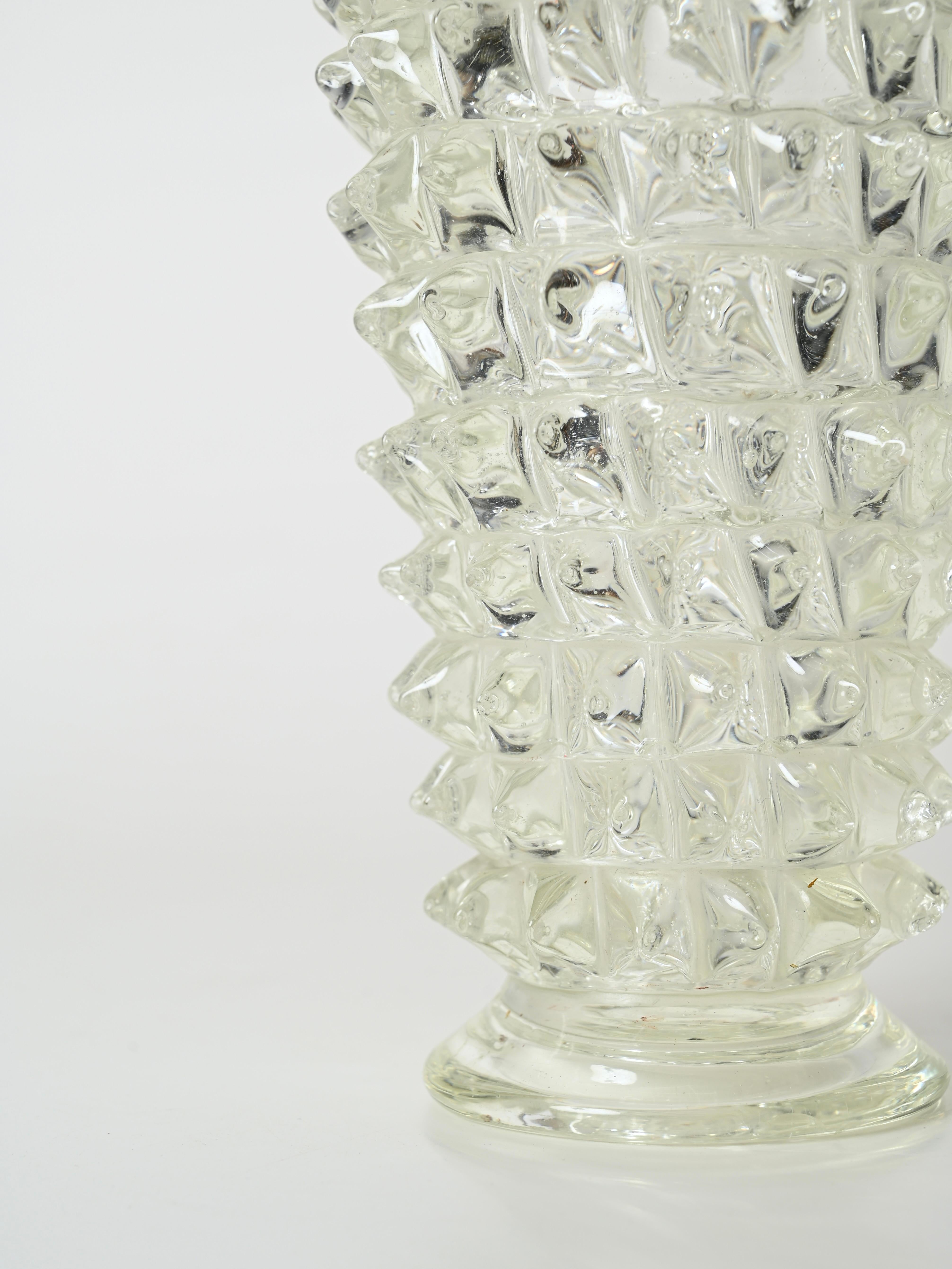20ième siècle Ercole Barovier Rostrato vase italien en verre de Murano pour Barovier & Toso, années 1940 en vente