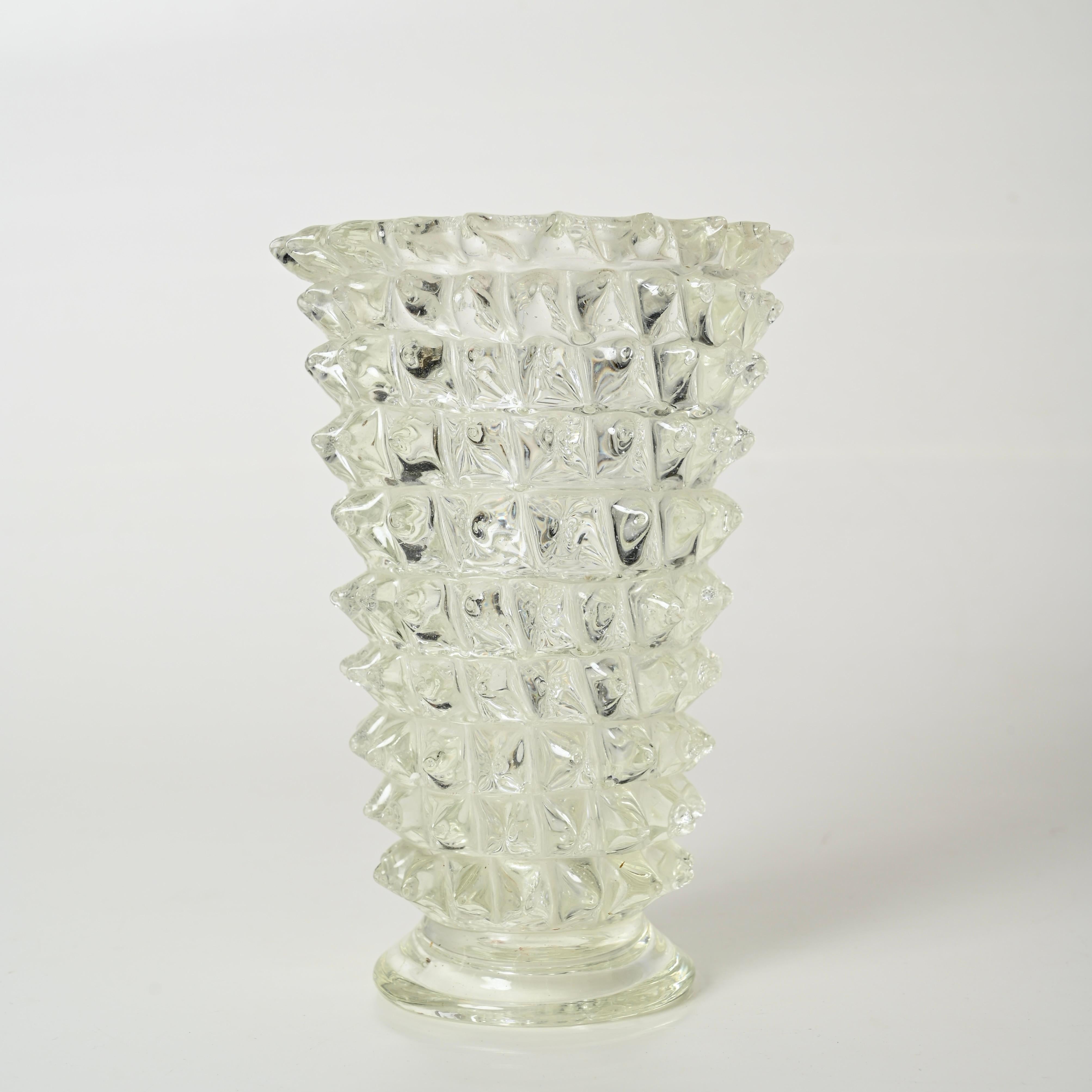 Ercole Barovier Rostrato vase italien en verre de Murano pour Barovier & Toso, années 1940 en vente 2