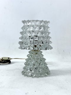 Ercole Barovier, Rostrato Murano glass table lamp. Italy 1930s