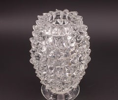 Ercole Barovier Rostrato Murano Italian Glass Vase for Barovier & Toso, 1940s
