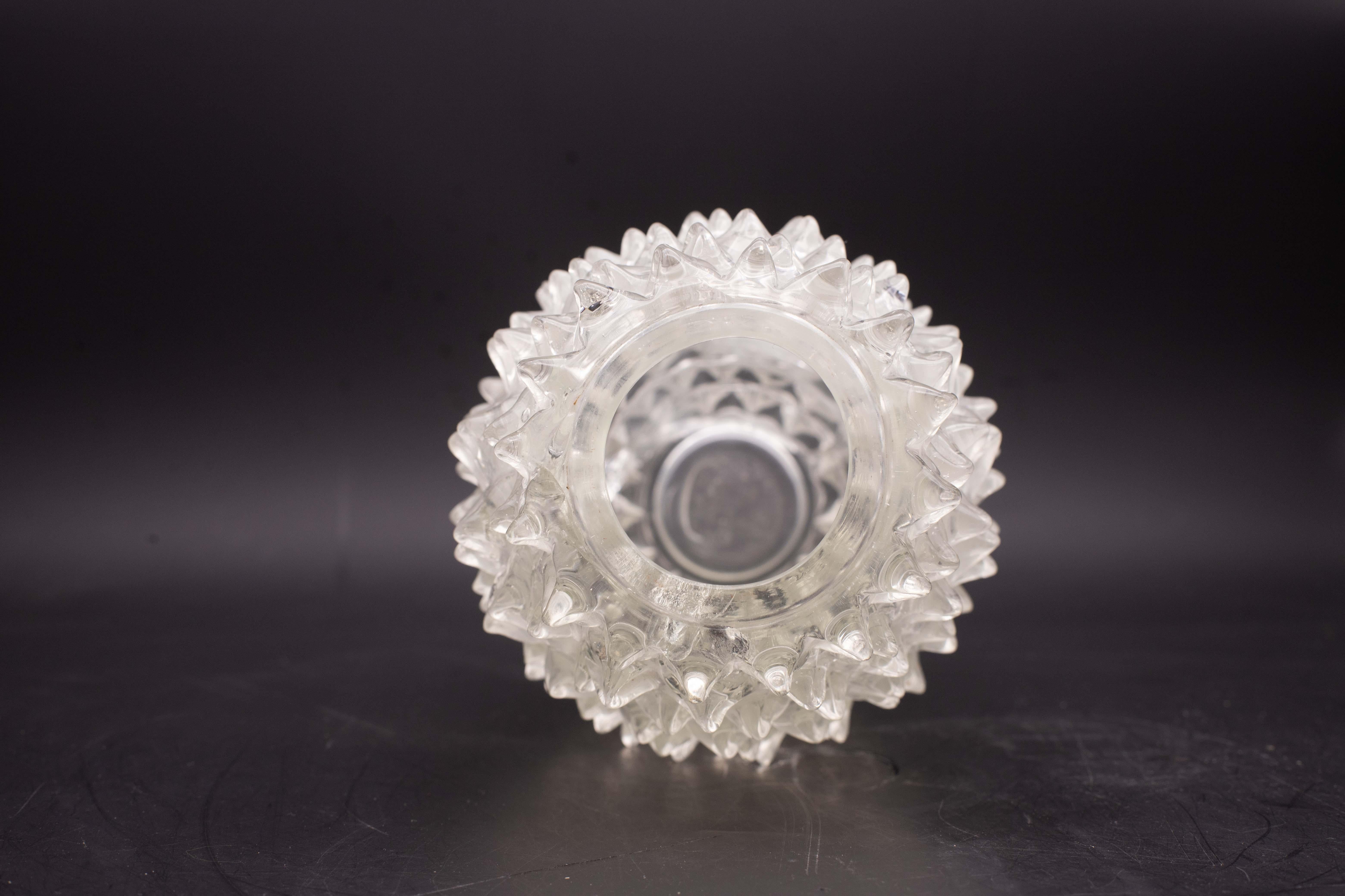 Ercole Barovier Rostrato Murano Italian Glass Vase for Barovier & Toso, 1940s im Zustand „Gut“ im Angebot in Roma, IT