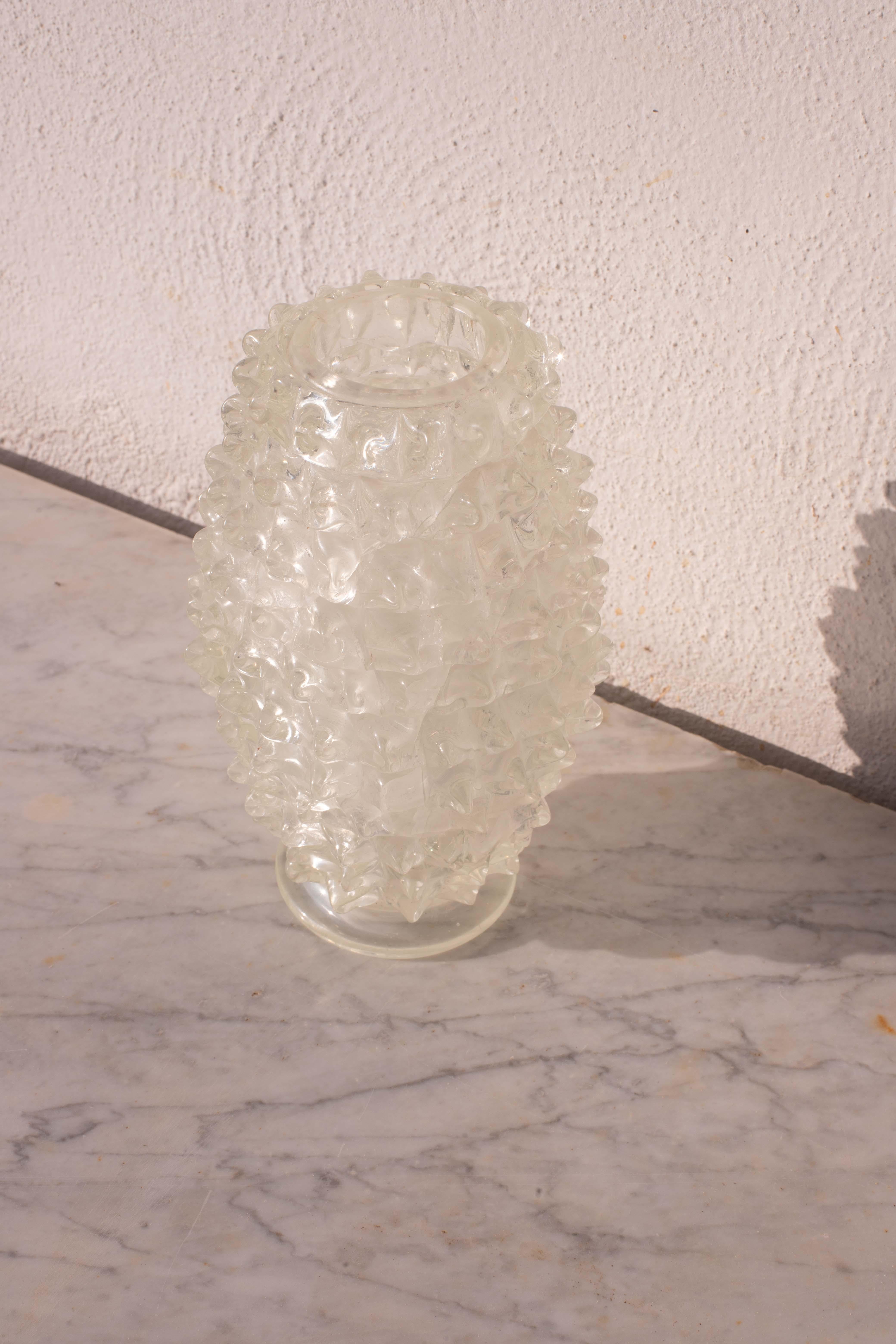 Ercole Barovier Rostrato Murano Italian Glass Vase for Barovier & Toso, 1940s im Angebot 2