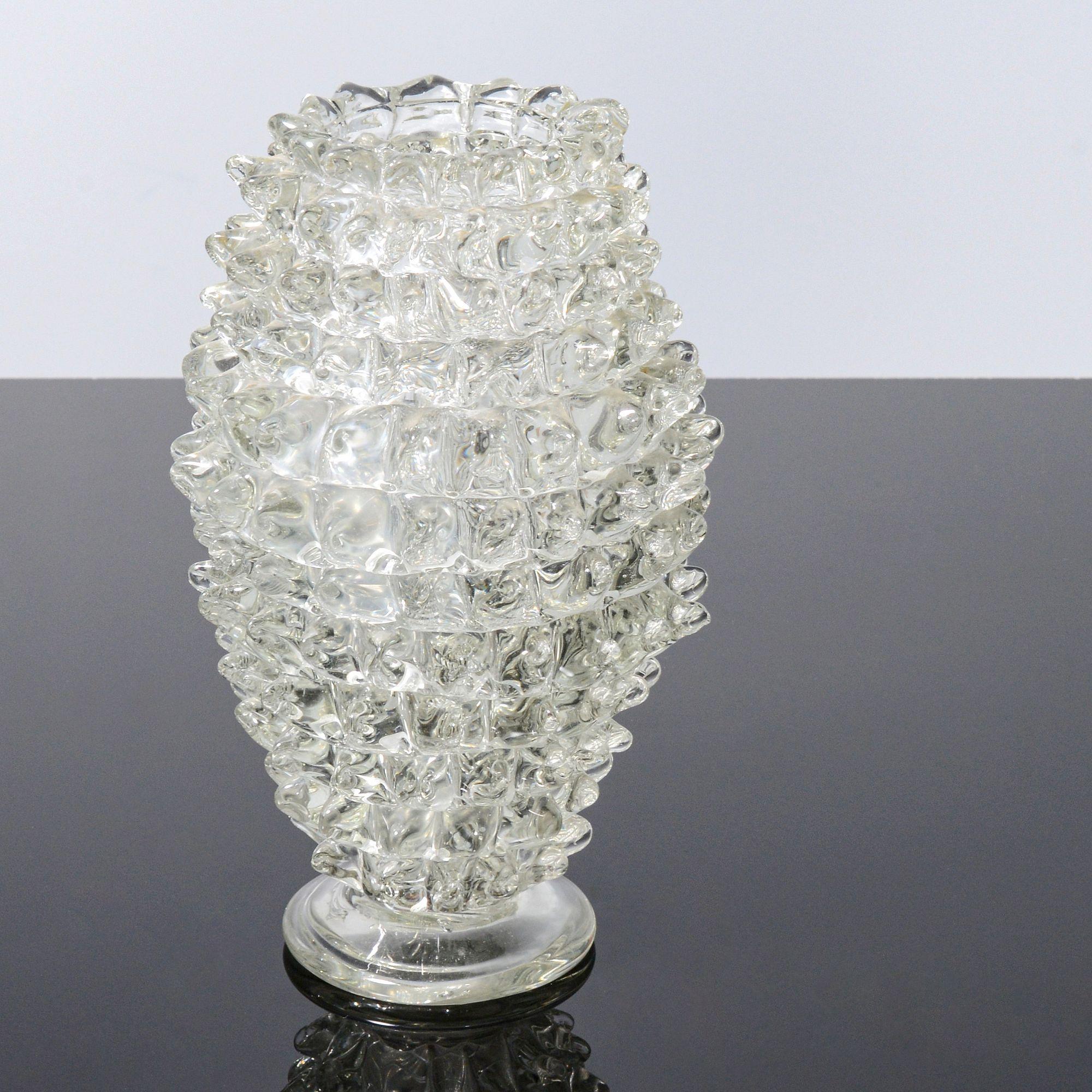 Artistics/Designer ; Fabricant : Ercol Barovier (italien, 1889-1974) ;  Barovier&Toso (Italie)
Marquage(s) ; notes : pas de marquage(s) apparent(s)
Matériaux : verre
Dimensions (H, L, P) : 10 