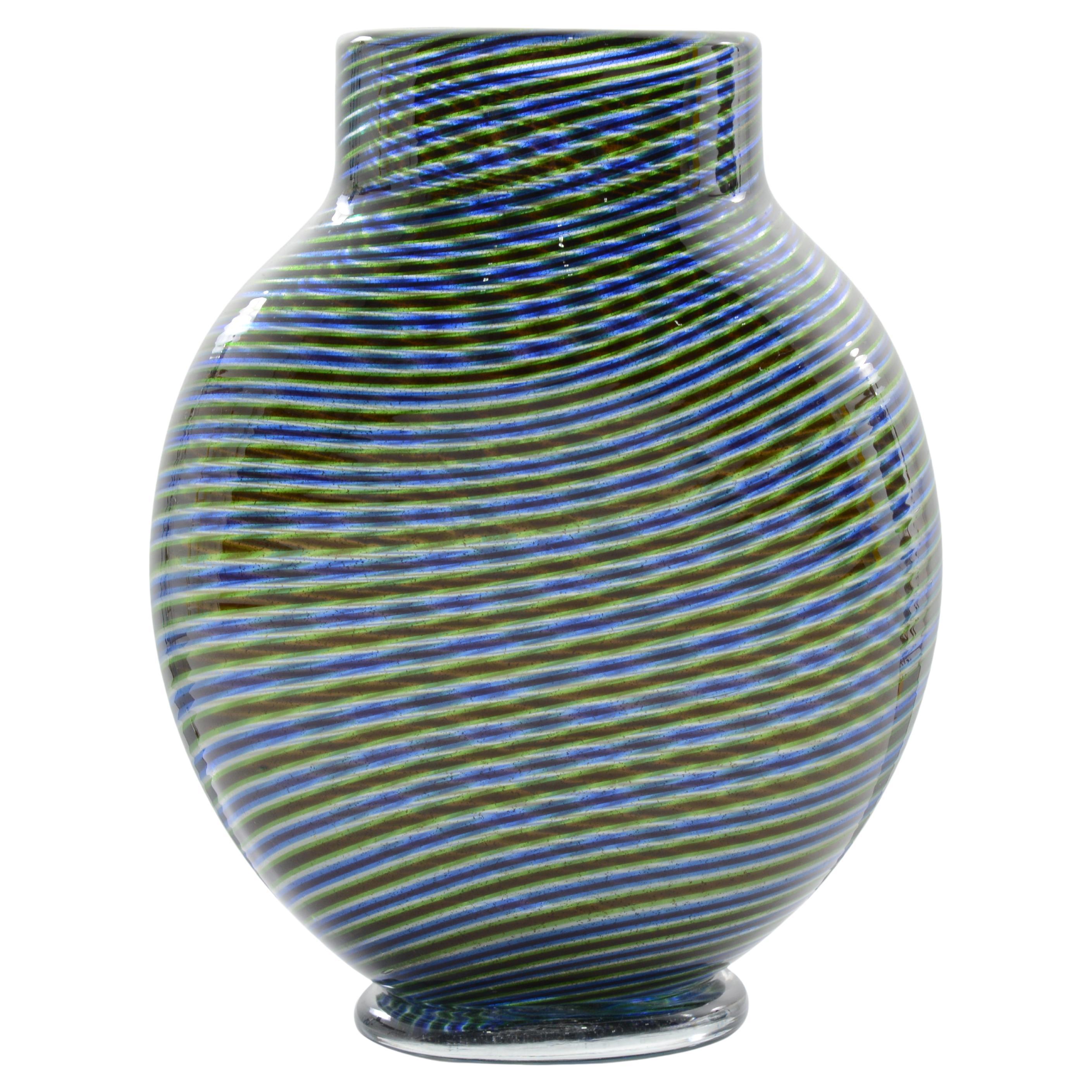 Ercole Barovier SPIRA AURATA Vase, Murano