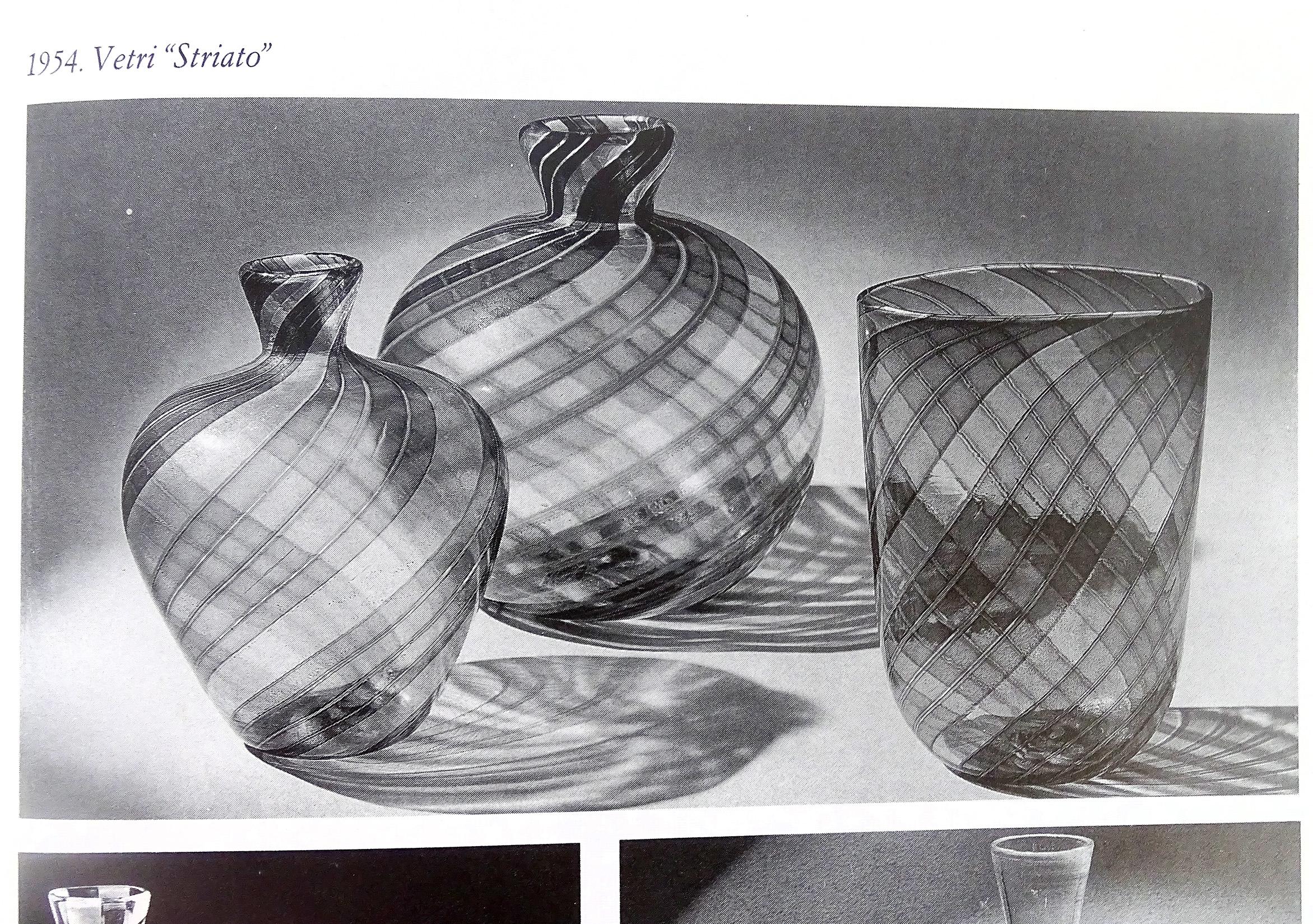 Ercole Barovier Toso Murano 1954 Purple Gold Flecks Italian Art Glass Vase For Sale 1