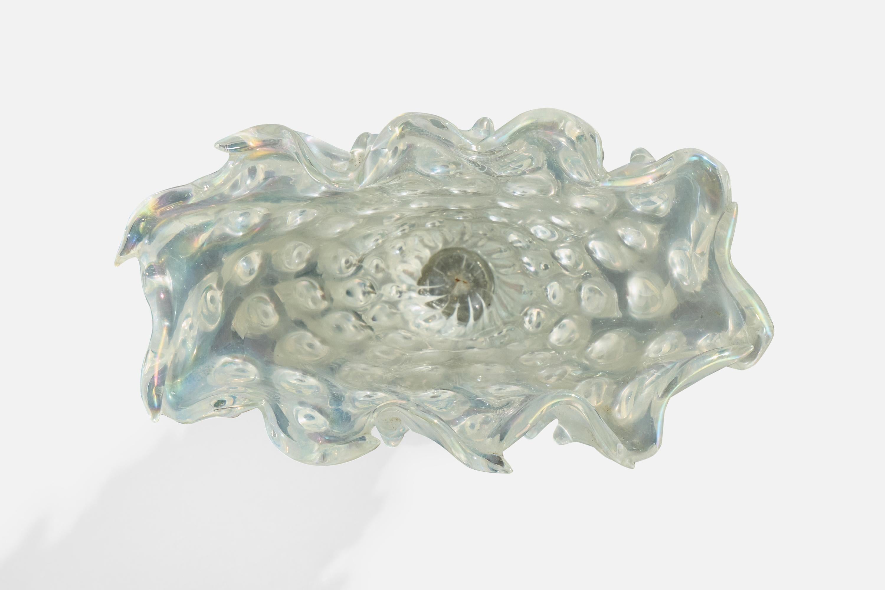 Ercole Barovier, Jarrón, Vidrio, Italia, Década de 1940 en Bueno estado para la venta en High Point, NC