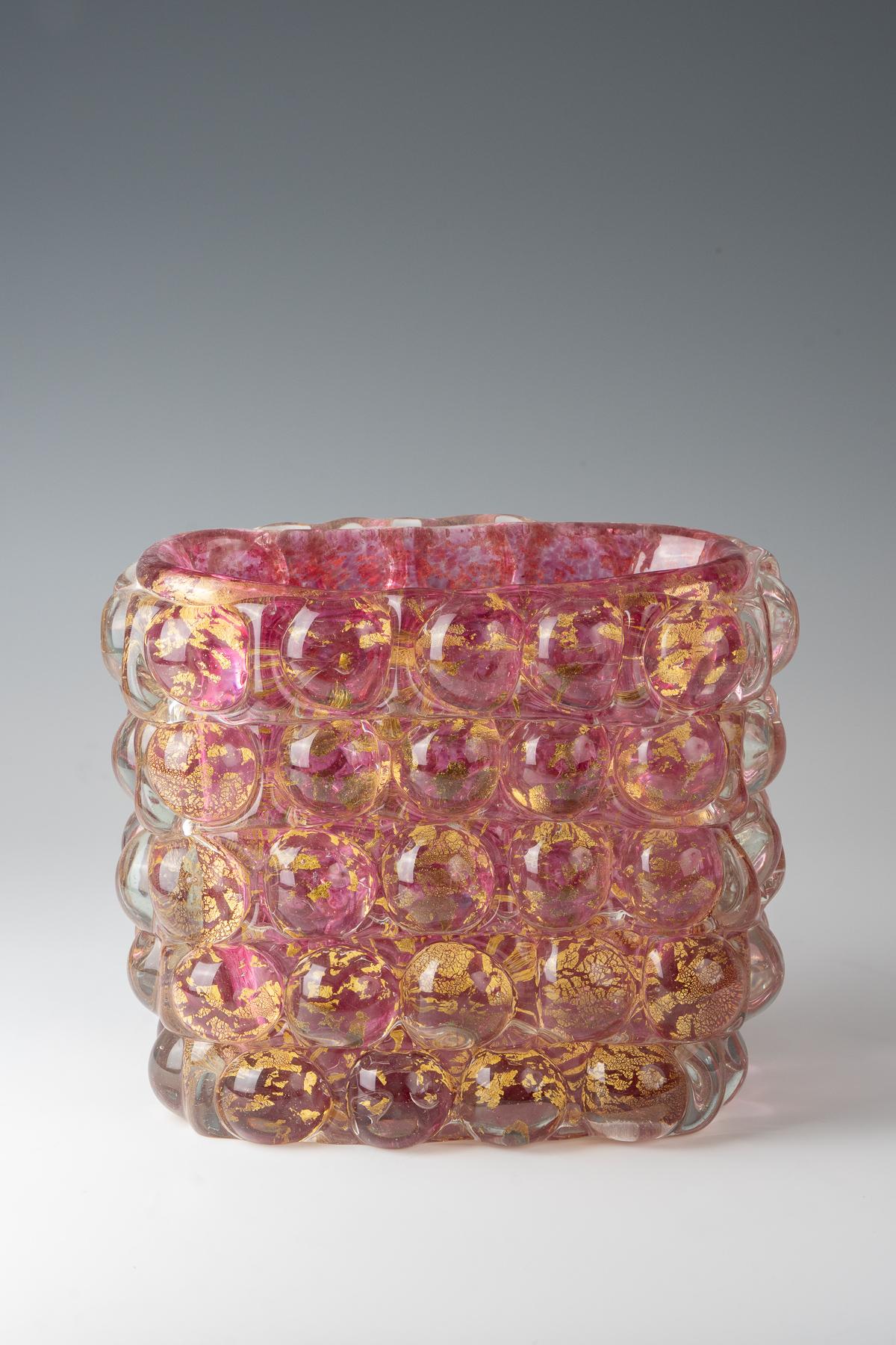 Europeo Ercole Barovier, vaso modello 'Lenti', 1940 ca. in vendita
