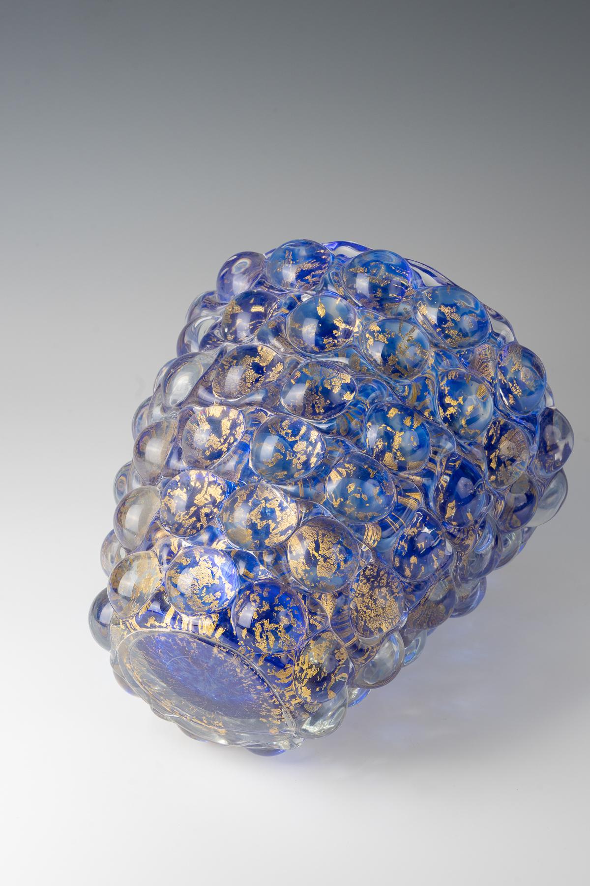 Fatto a mano Ercole Barovier, vaso modello 'Lenti', 1940 ca. in vendita