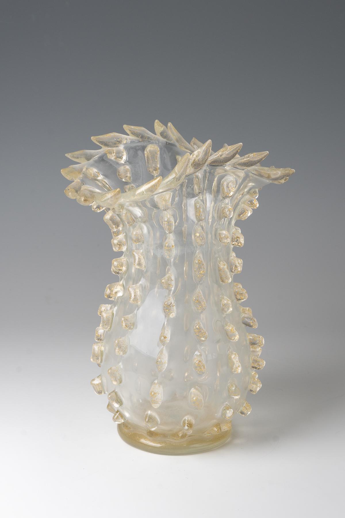 Ercole Barovier, Vase aus der Serie „Medusa“ von 1938 (Handgefertigt) im Angebot