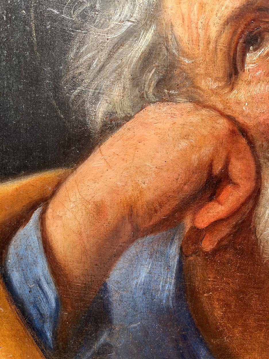 Ercole De Maria (…. – 1640 ca.)
Title: Penitent Saint Peter 
Medium: Oil on canvas
Dimensions: without frame 66 × 50 cm – with frame 80.2 x 60.2 x 5.7 cm
Not signed

Expertise by Andrea Emiliani, art historian

Little is known about the life of this