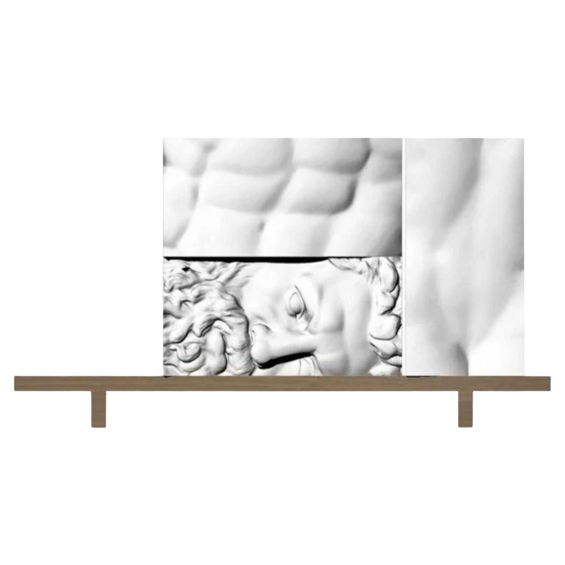 "Ercole e Afrodite Composizione 6" Nero / Bianco Sistema di scatole modulari di Driadelab