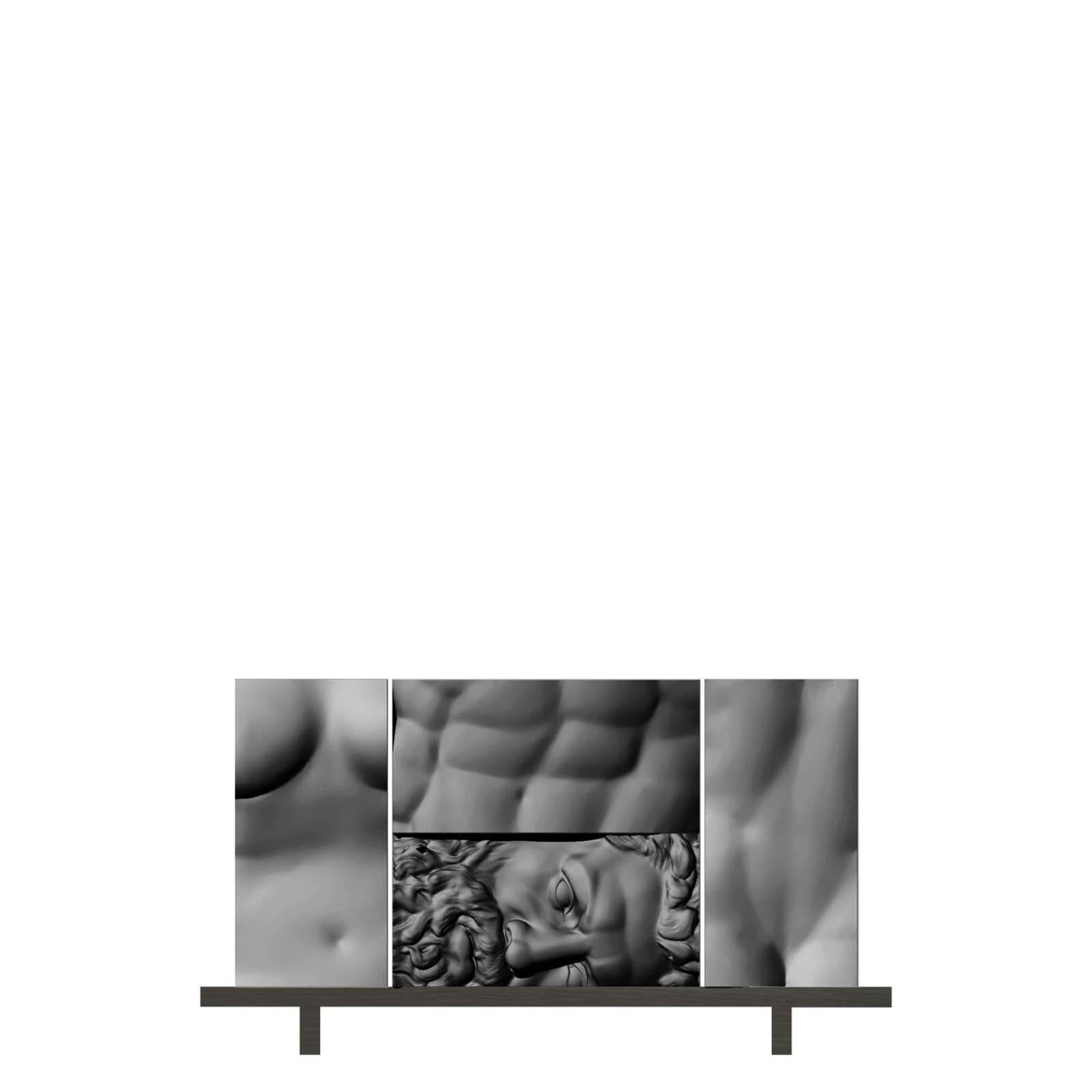 Système de boîtes modulaires noirs ou blancs « Ercole e Afrodite Composition 9 » de Driadelab en vente 11