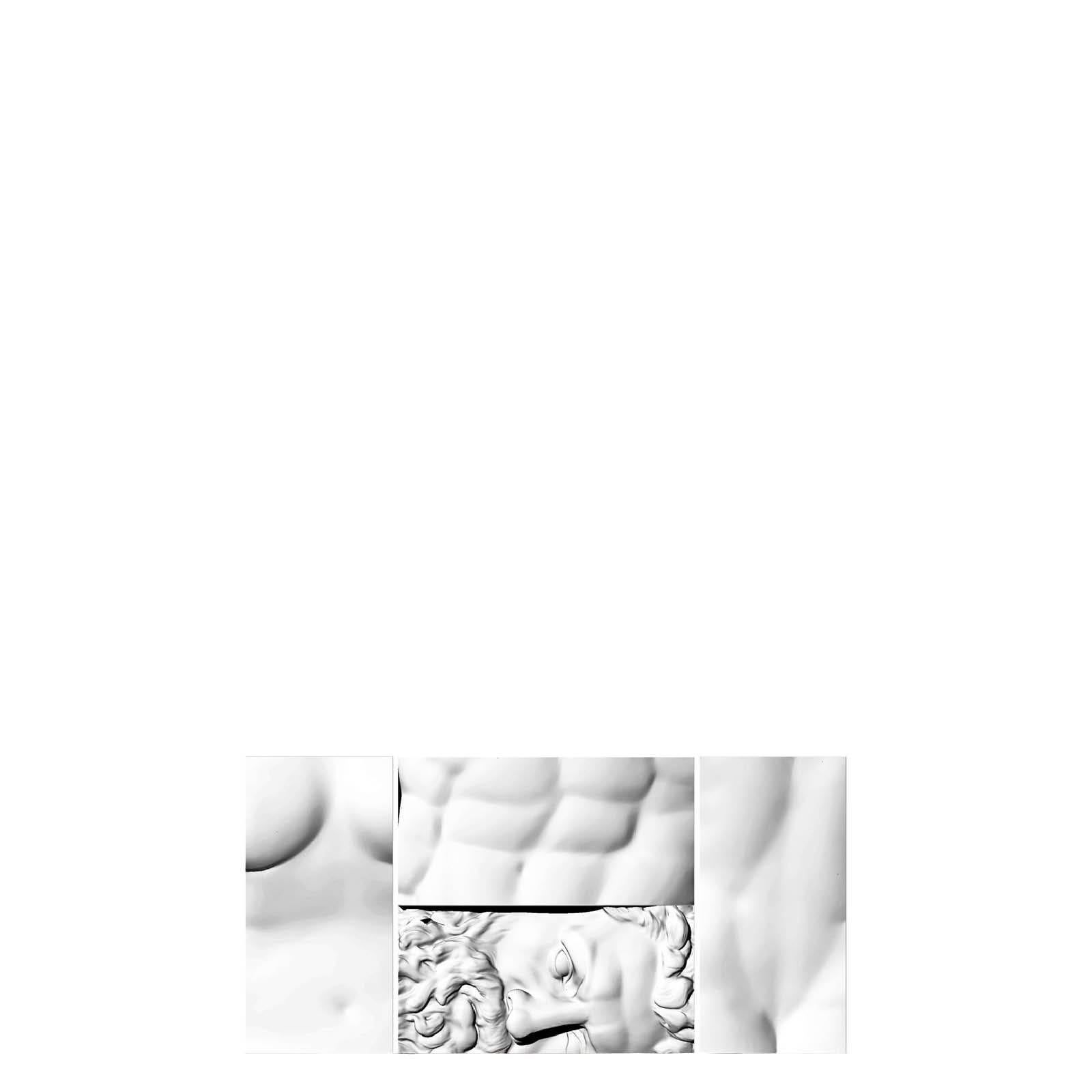 Système de boîtes modulaires noirs ou blancs « Ercole e Afrodite Composition 9 » de Driadelab en vente 12
