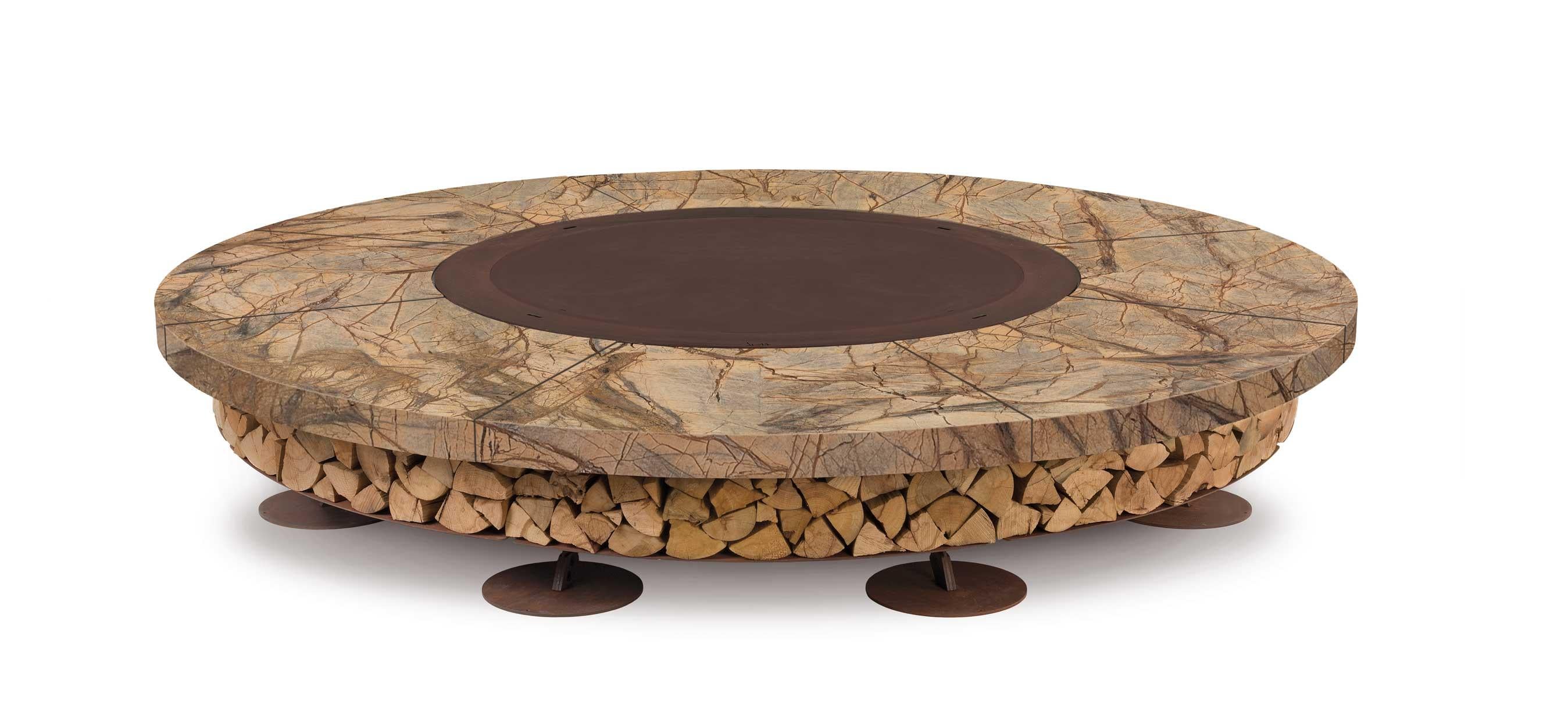 fire pit marble