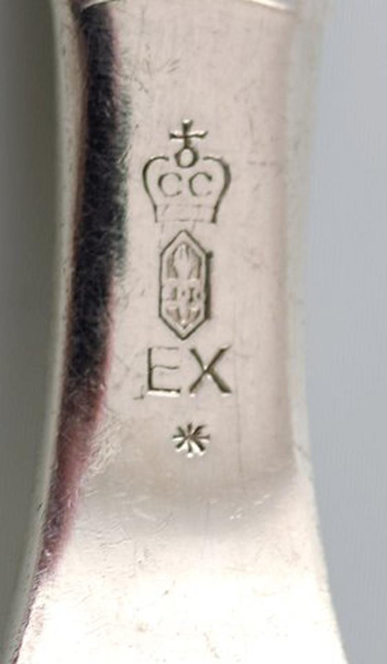 Art déco-Essteller aus versilbertem Silber von Ercuis, Frankreich, um 1940 im Angebot 1