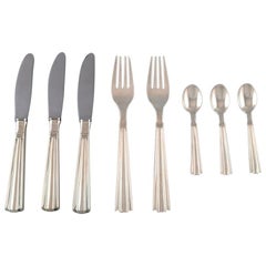 Servizio da tavola Ercuis Art Deco in argento placcato, Francia, circa 1940