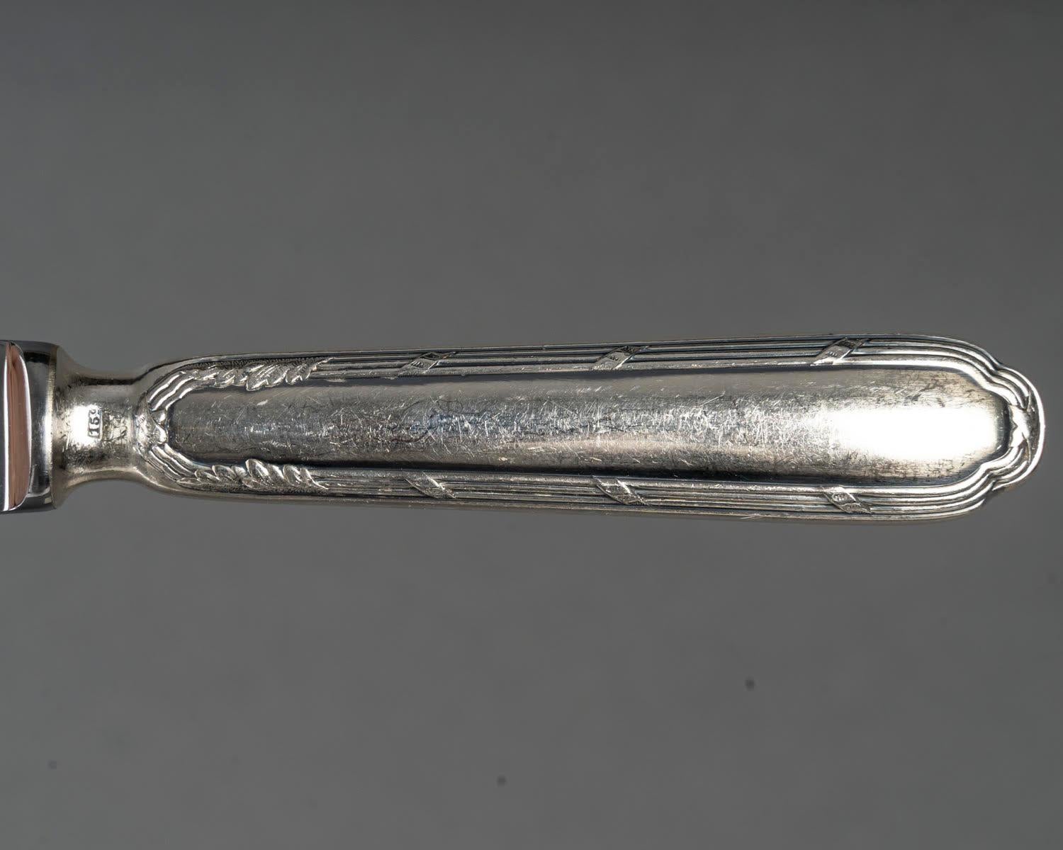 Ercuis Cutlery Service, Silver Plated, 20th Century. For Sale 7