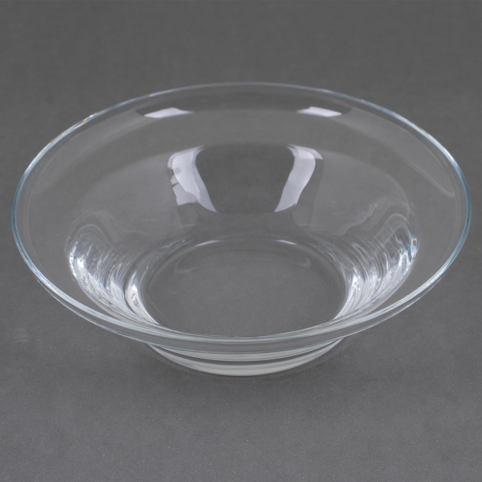 Ercuis, Paris Silver Plate and Crystal Caviar Bowl Dish Server, circa 1960 For Sale 5