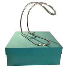 Ercuis Paris Silver Plate Wine Bottle Holder, Minimalist, 1980s