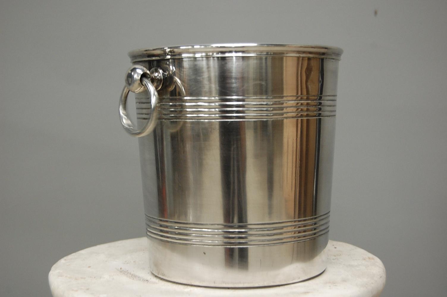 French Ercuis Silver Plate Wine Cooler