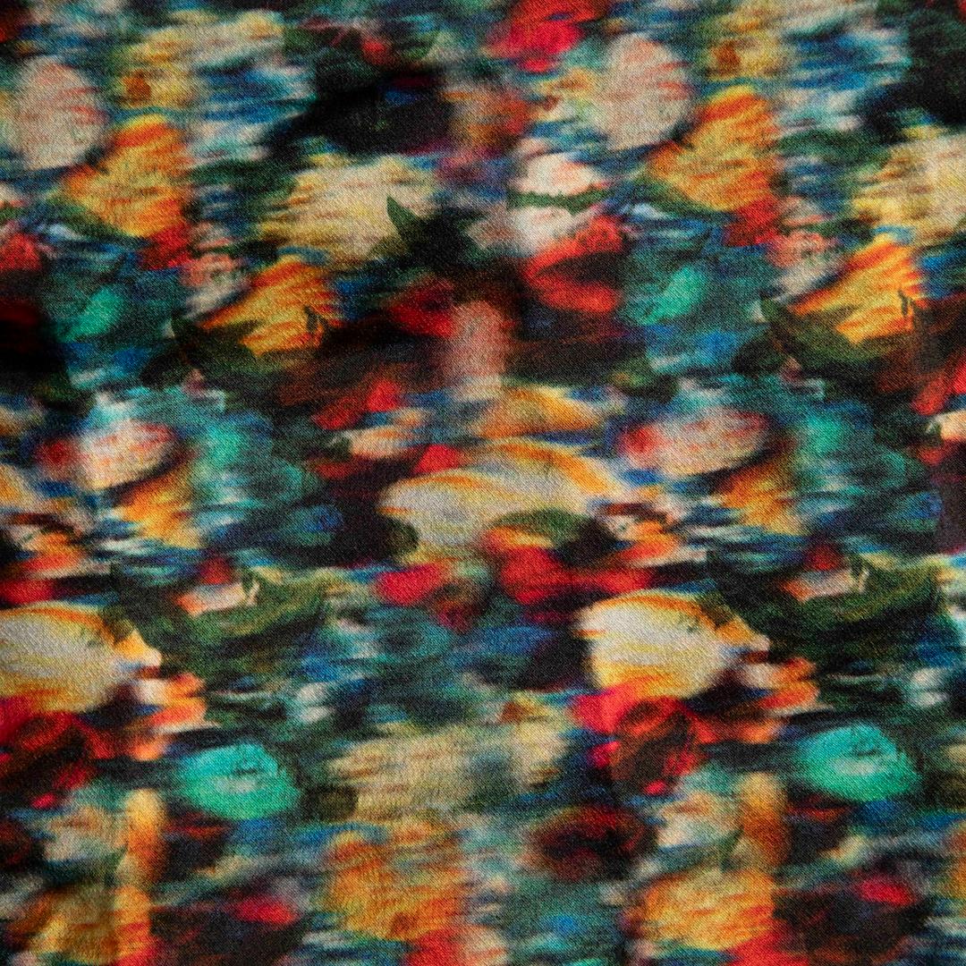Erdem Abstract Mini Short Sleeve Dress Size M In Good Condition For Sale In London, GB